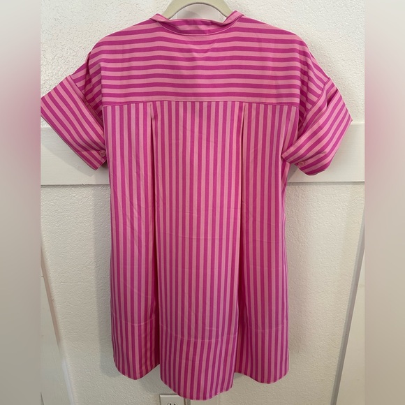 Buddy Love Dress - Vibrant Pink Striped Dress - Size Small - NWT - Picture 2 of 10